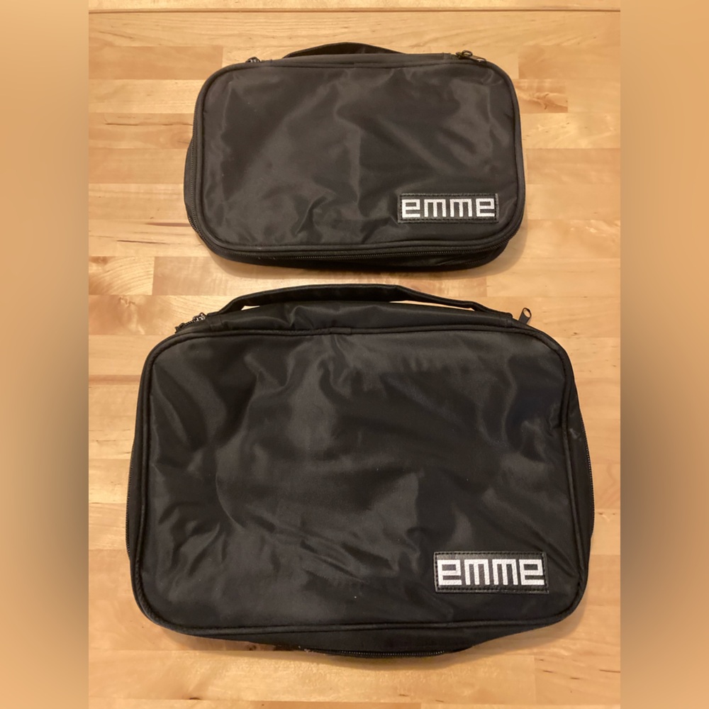 Emme Toiletry Bag Set of 2 Black